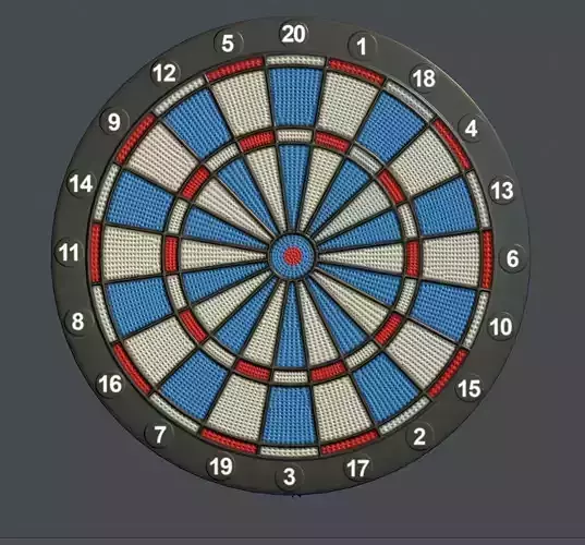 Darts Table Low-poly 3D model