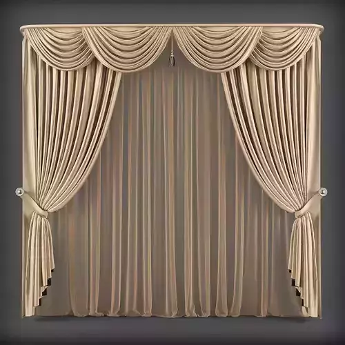 Curtain 3D model 299