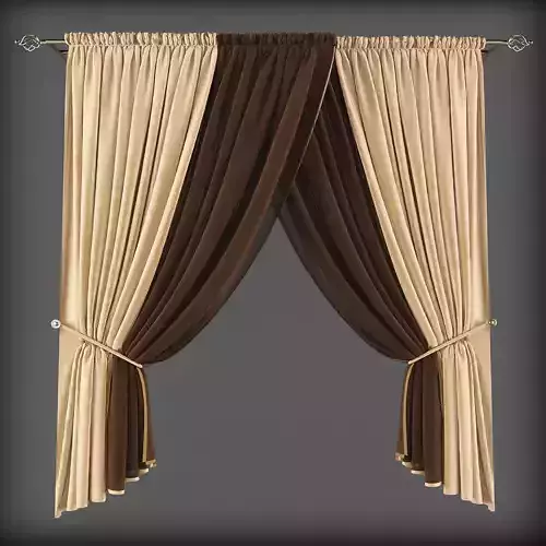 Curtain 3D model 303