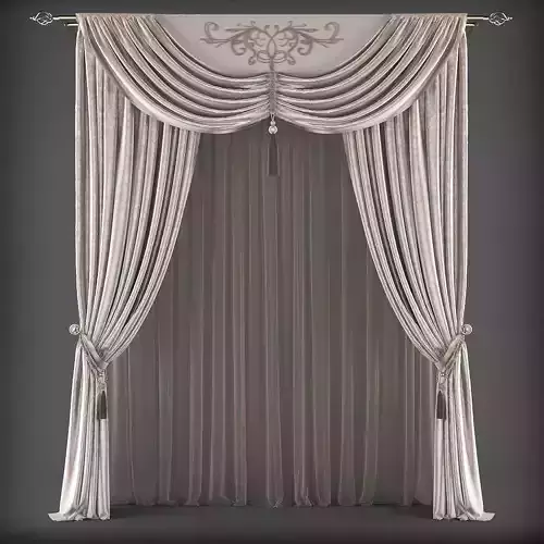 Curtain 3D model 304