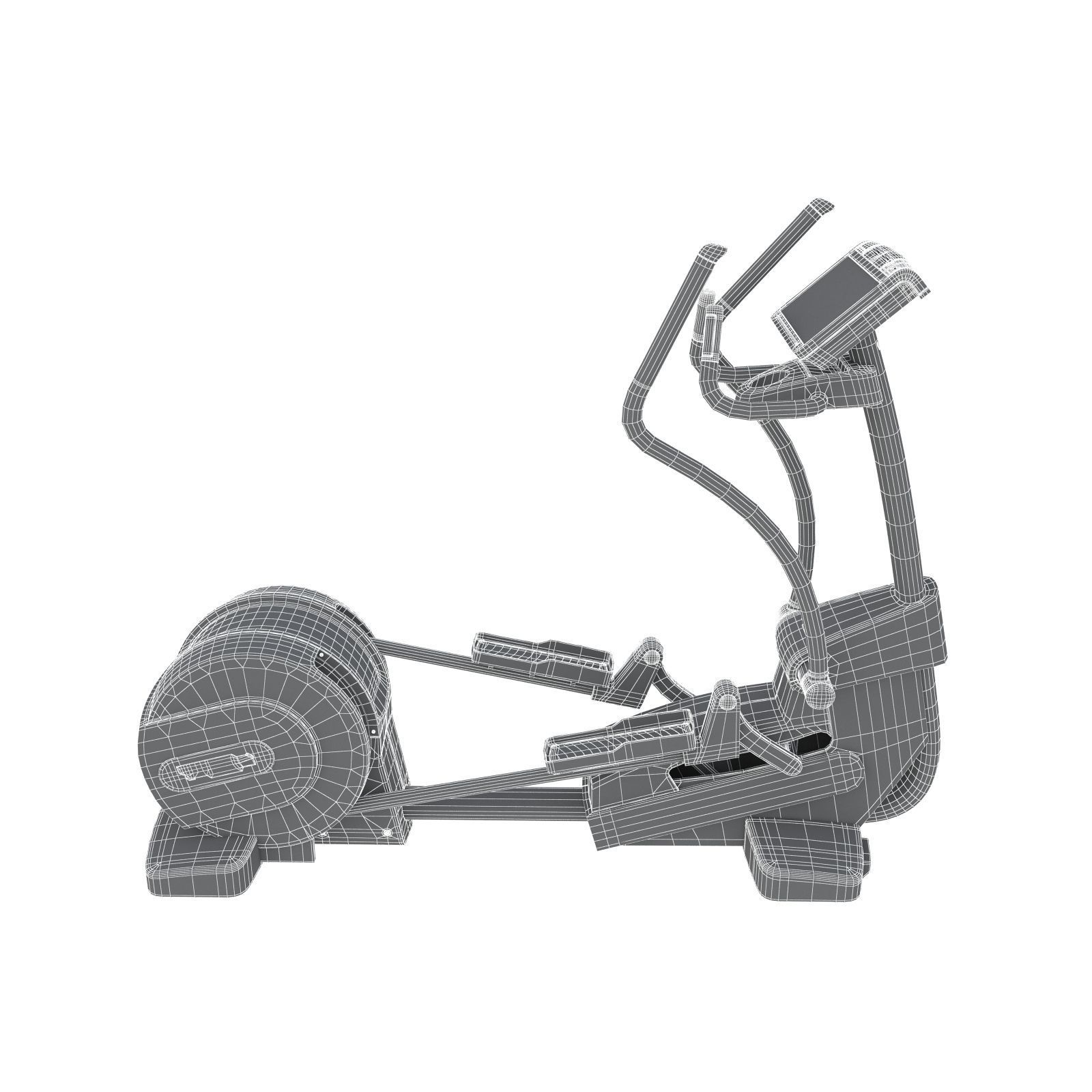 Technogym - Elliptical Cross Trainers - Excite Synchro 3D model_1