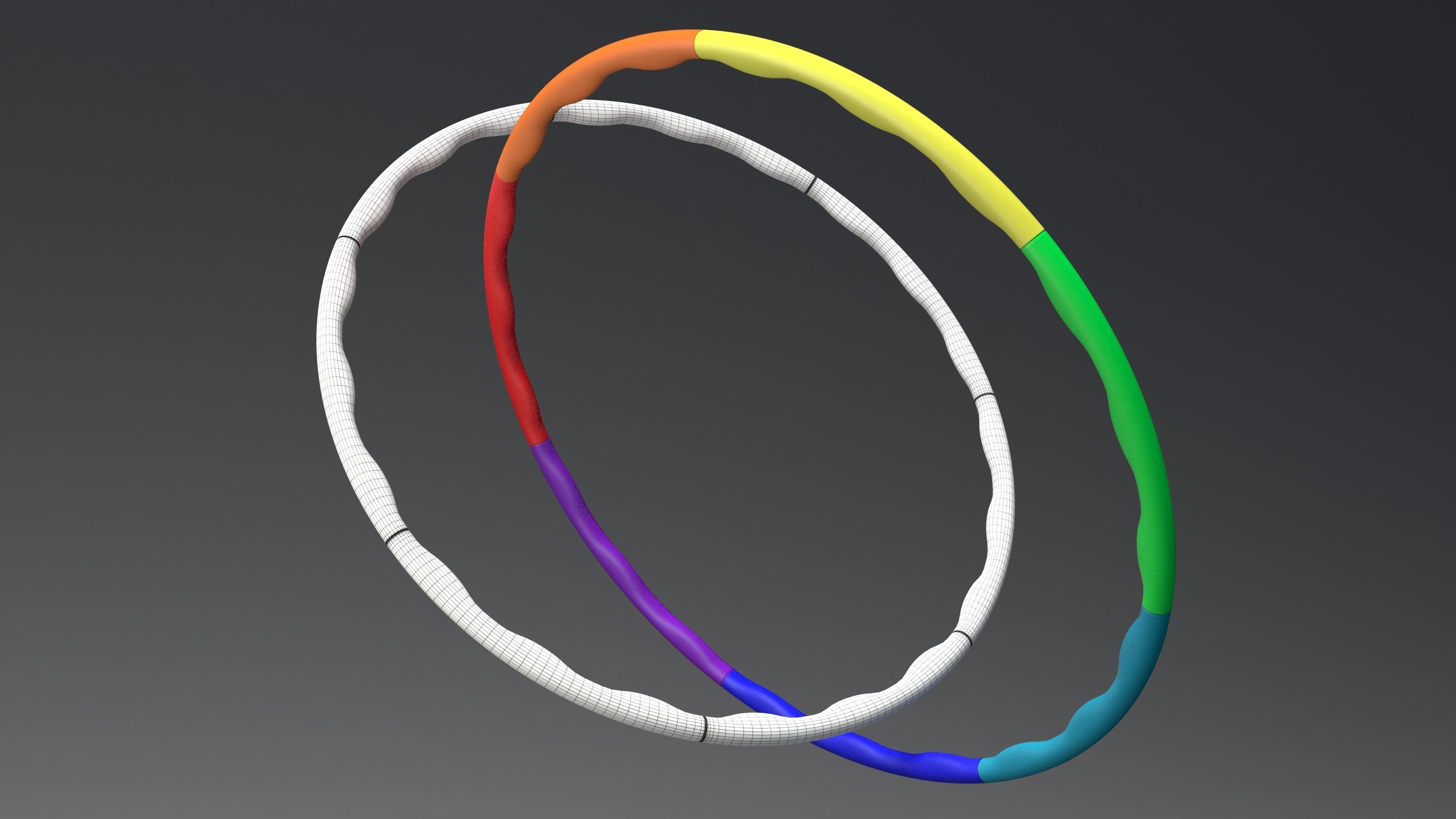 Hula Hoop 3D model_1