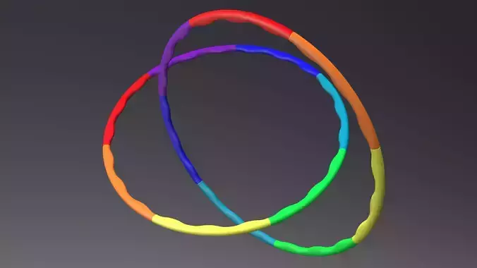 Hula Hoop 3D model Hula Hoop 3D model