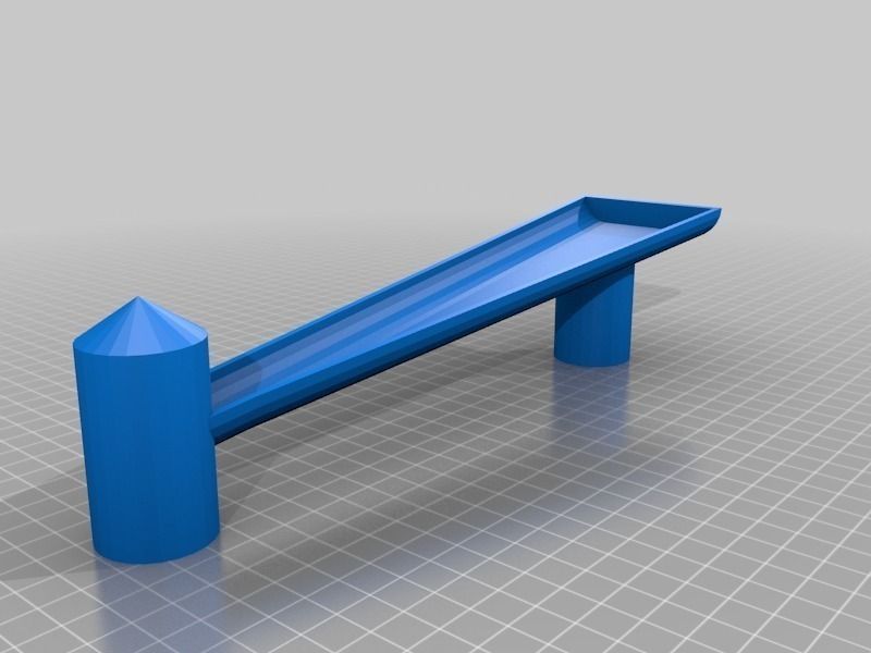 Marble Run Double Cap Free 3D print model_2