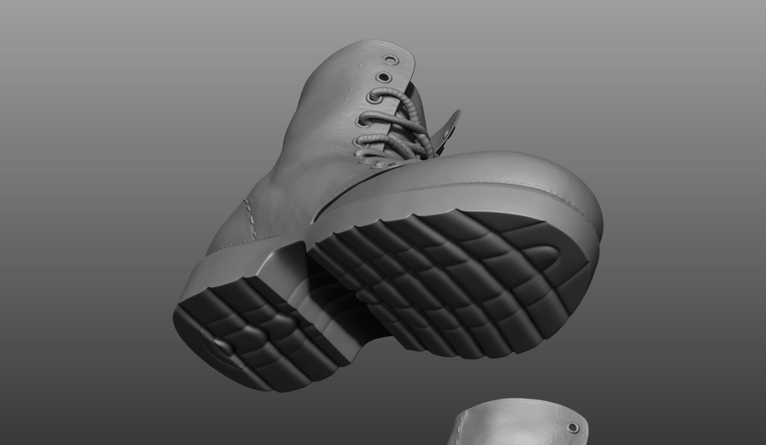Zbrush Boots 3D model_5