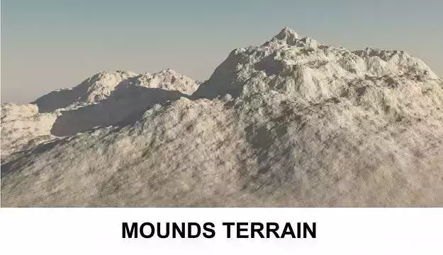3d Terrain Mounds