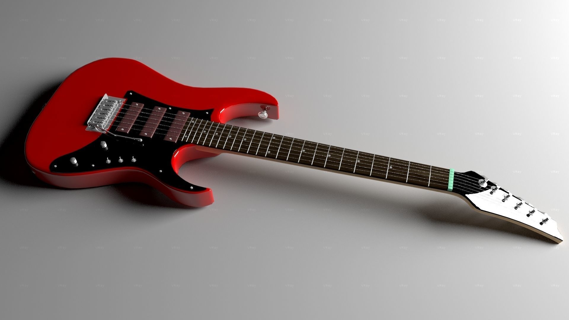 Electric Guitar 3D model_3