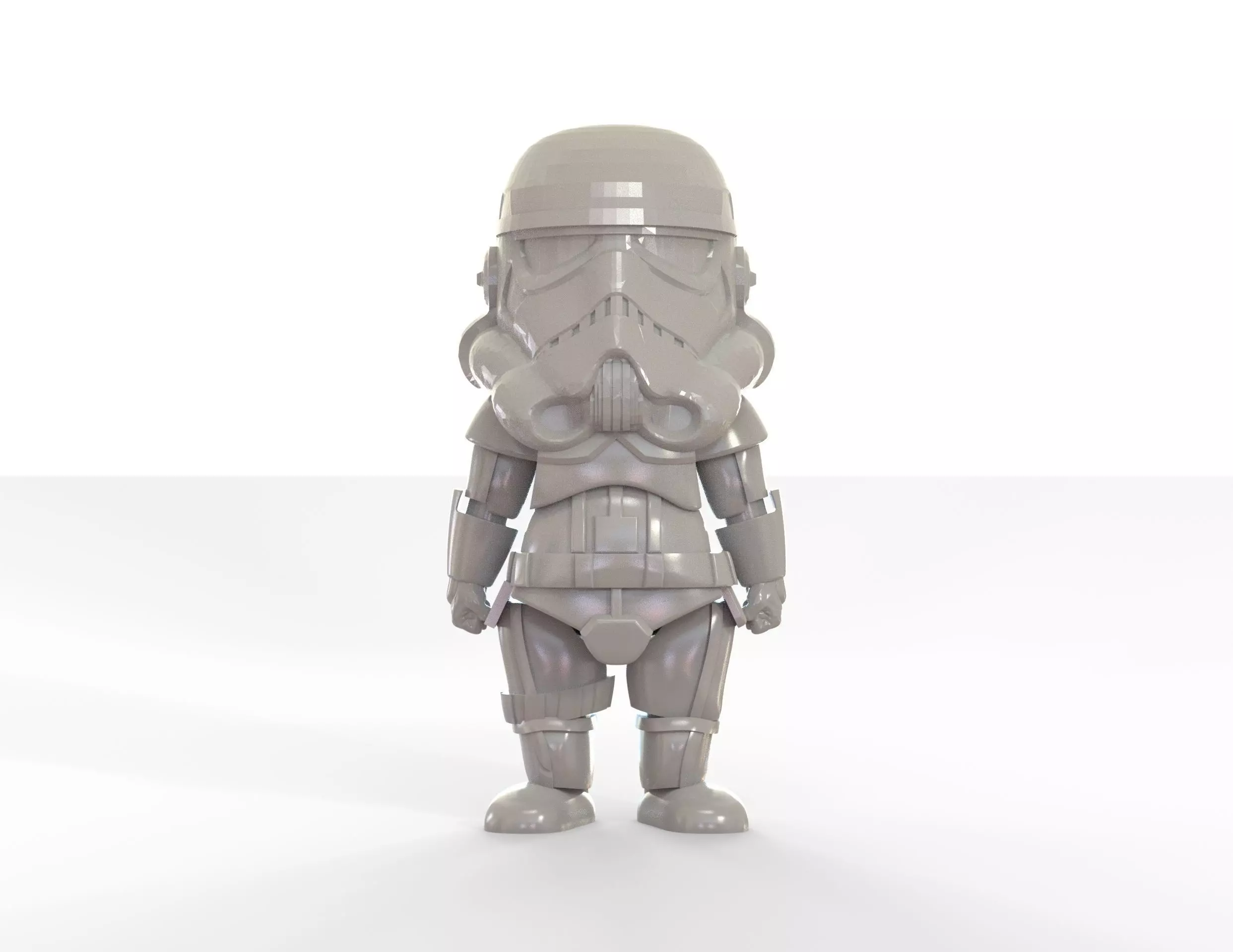 Cute Stormtrooper 3D print model