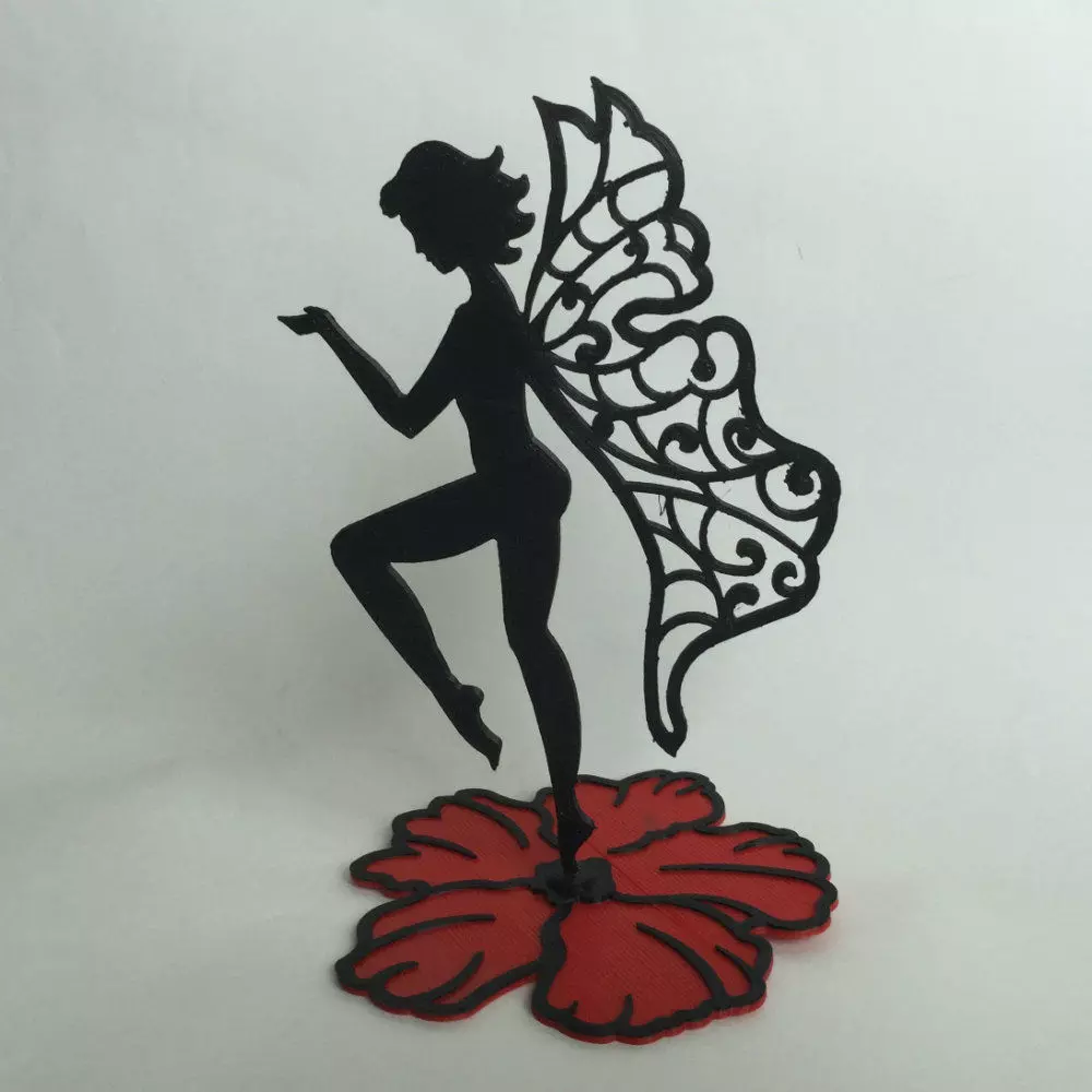 3d printed butterfly girl 3D print model