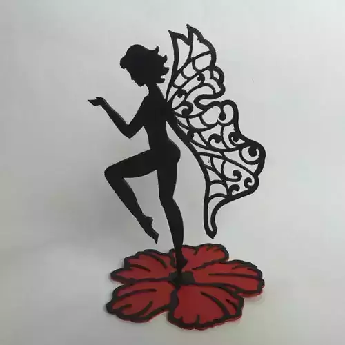 3d printed butterfly girl