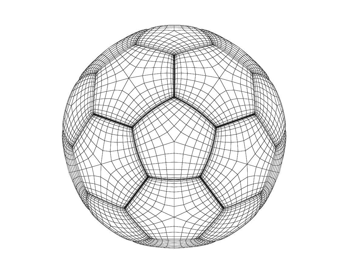 Soccer Ball 01 3D model_2