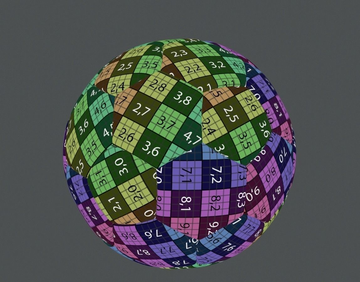 Soccer Ball 01 3D model_4