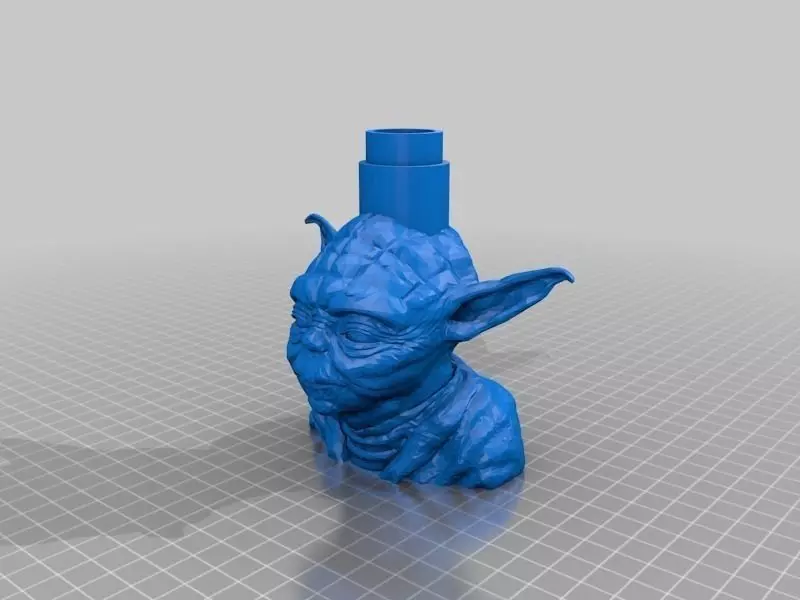 Marble Run Yoda Base Free 3D print model