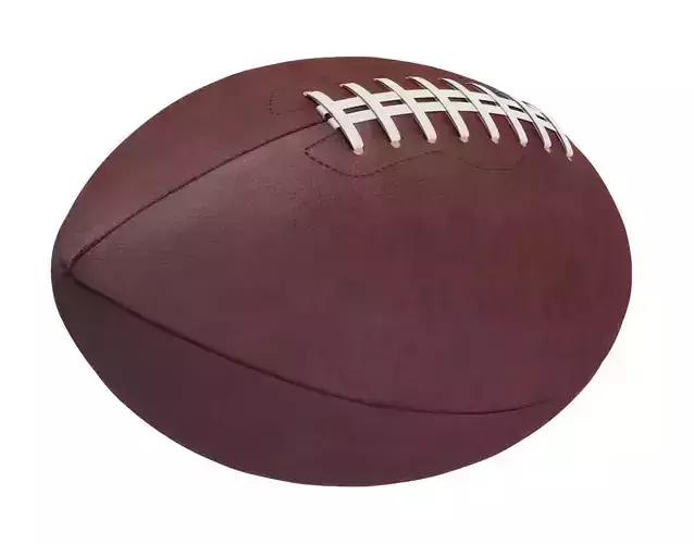American Football Ball 3D model