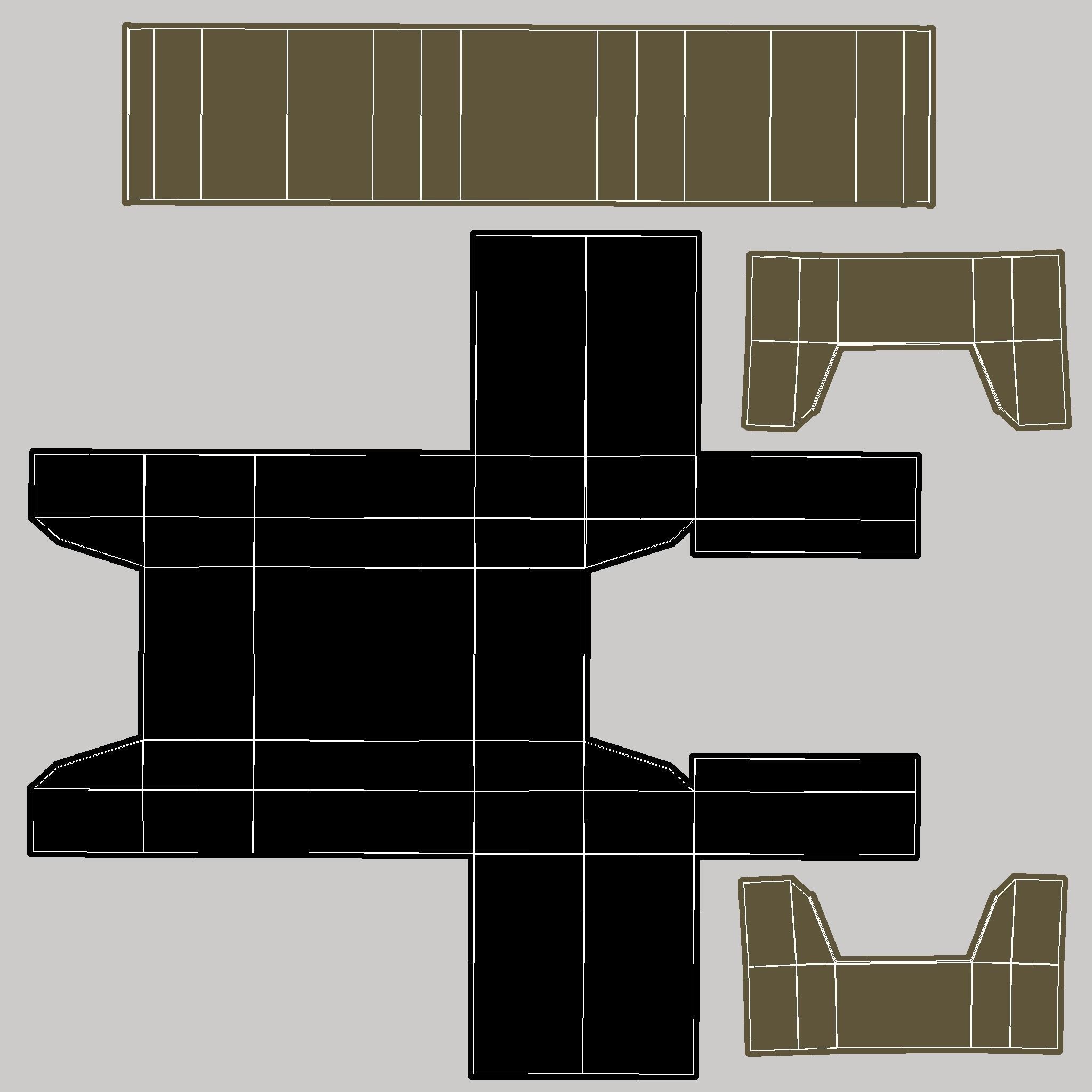 American Football Ball in Box 3D model_5