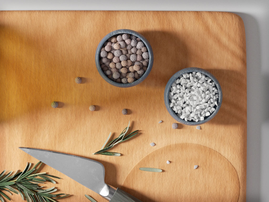 Olive Oil Seasonings Set 3D model_2