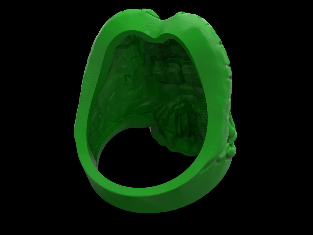 Poseidon Ring 3D print model_11