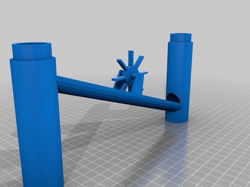 Marble Run Spinner Free 3D print model_1
