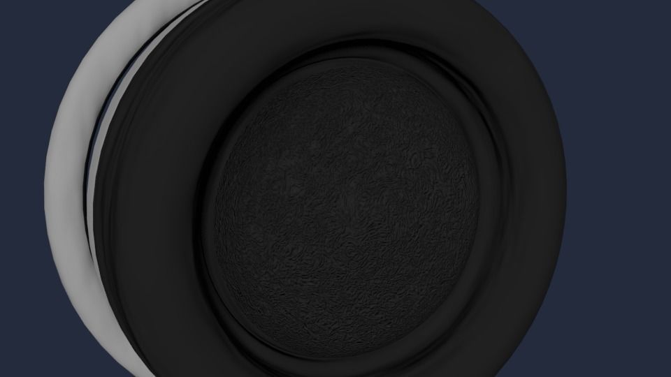 Realistic Headphone Free 3D model_1