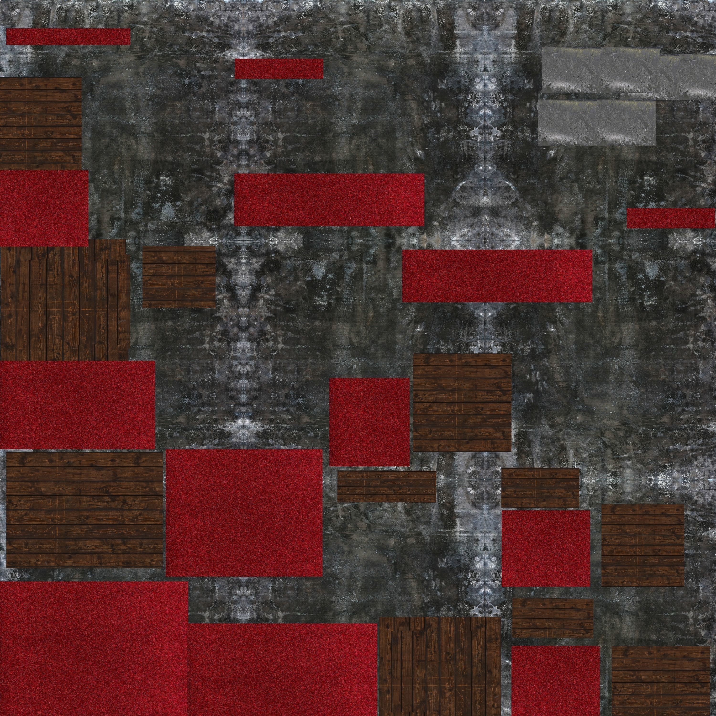 Medieval Chest Low-poly 3D model_11