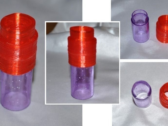 Marble Run 25 mm Column Free 3D print model_2