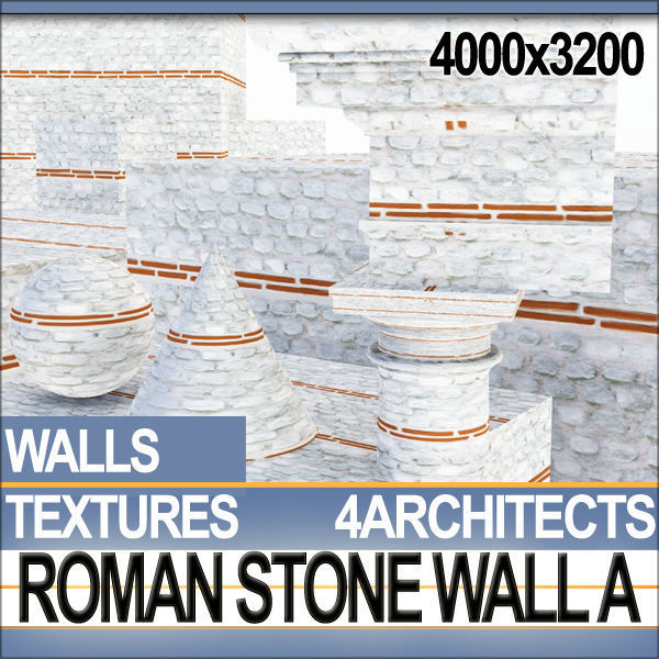Roman Stone Wall A Texture_2