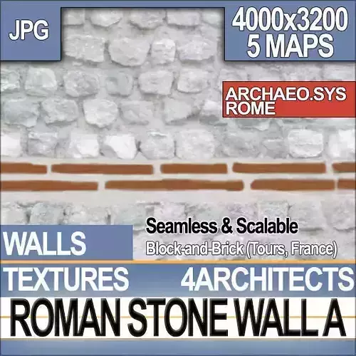 Roman Stone Wall A Texture