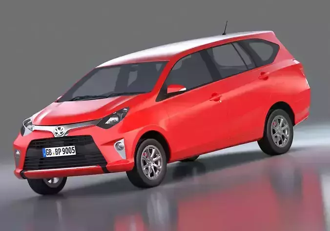 Toyota Calya 2017 3D model Toyota Calya 2017 3D model