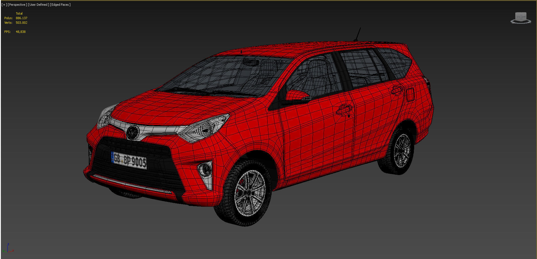Toyota Calya 2017 3D model_20