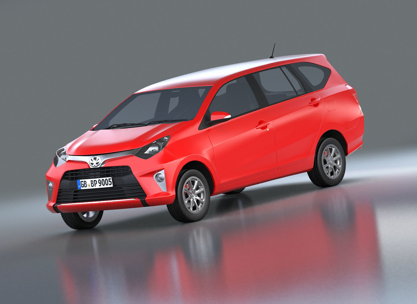 Toyota Calya 2017 3D model_26