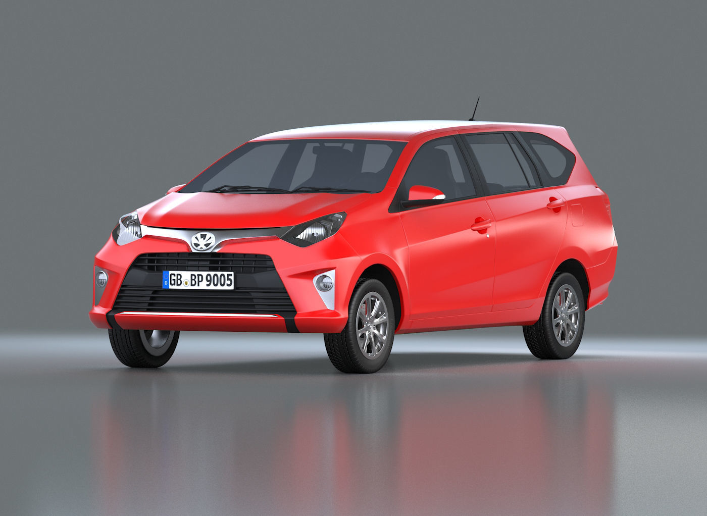 Toyota Calya 2017 3D model_4