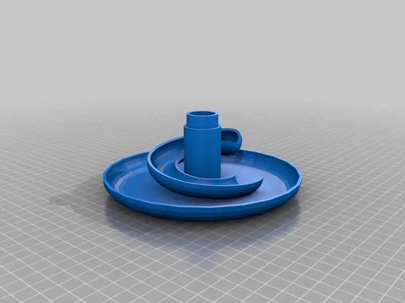 Marble Run Spiral Base Free 3D print model