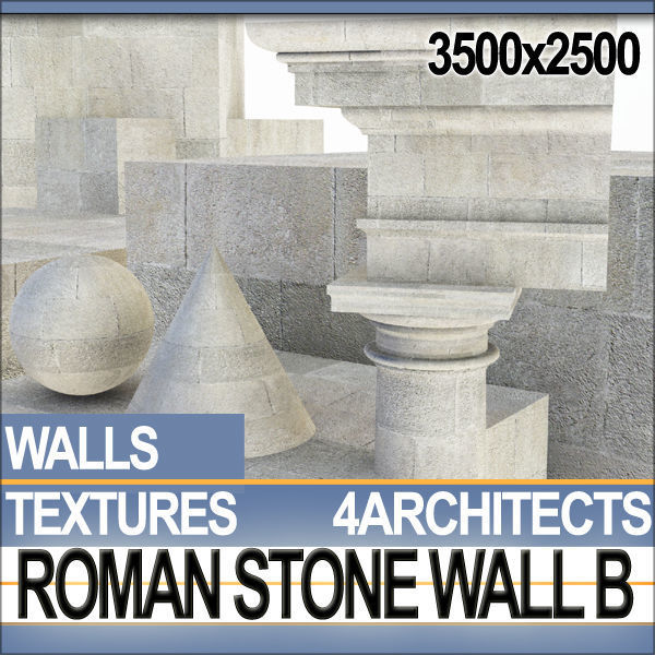 Roman Stone Wall B Aosta Texture_2