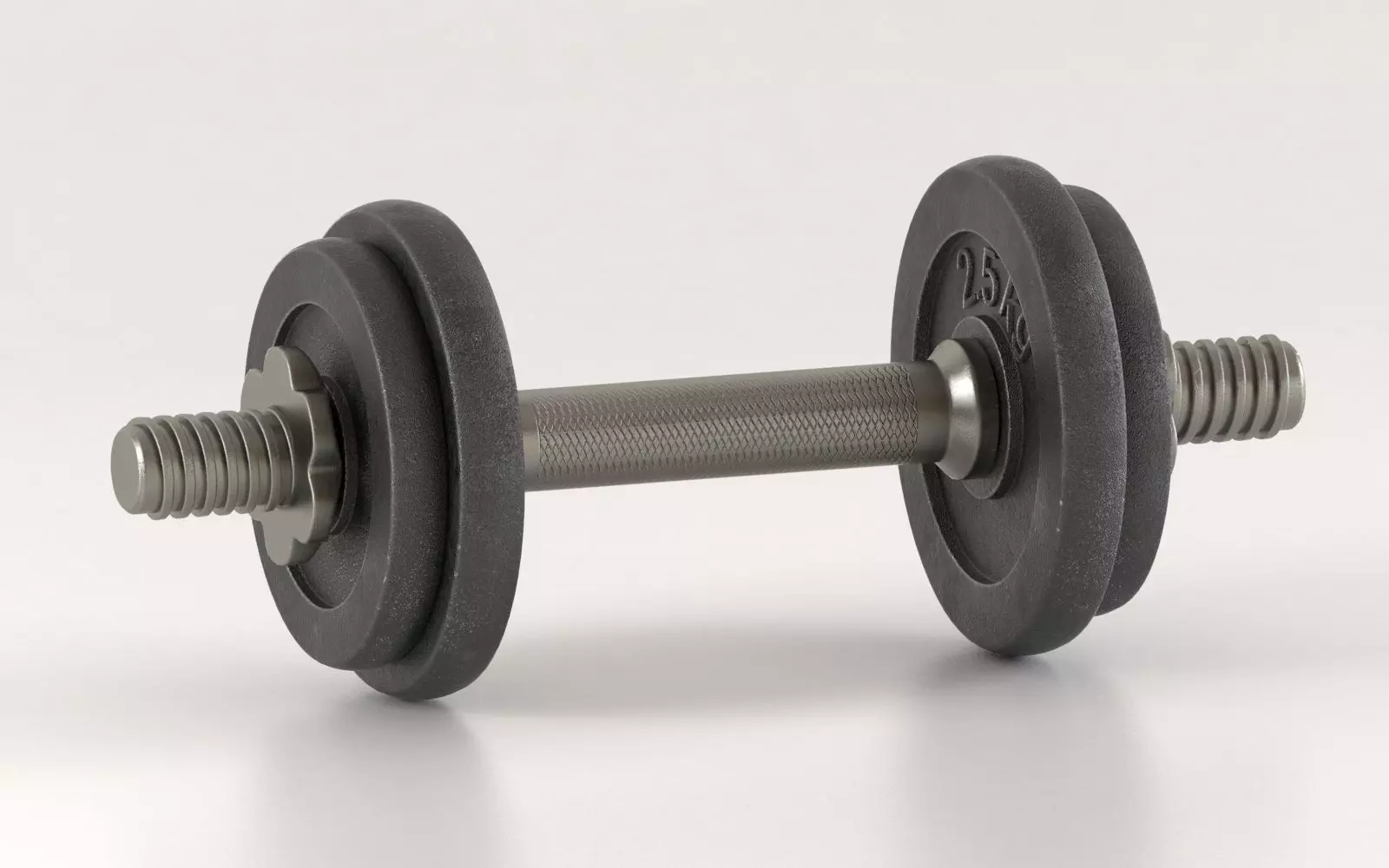 Metal Dumbell  3D model_0