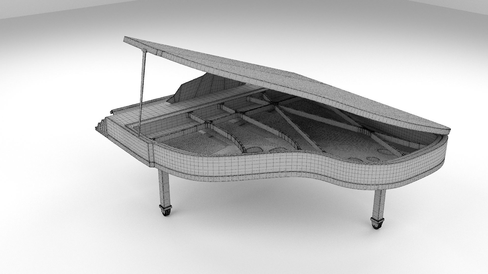 Grand Piano 3D model_4
