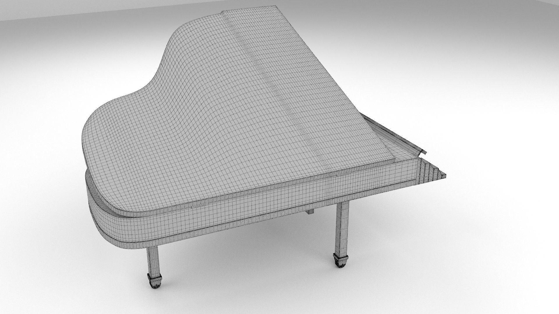 Grand Piano 3D model_5