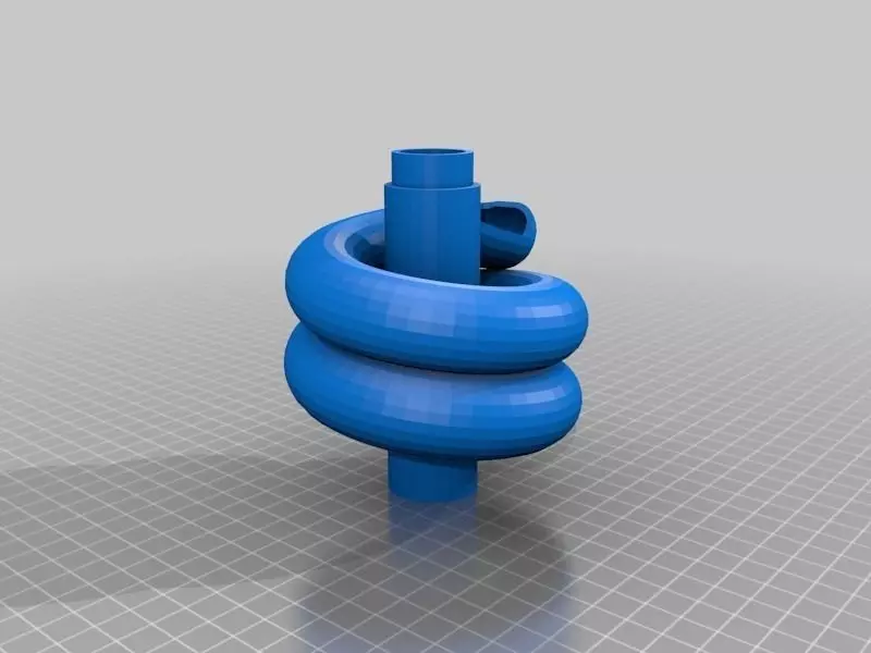 Marble Run Spiral Free 3D print model_0
