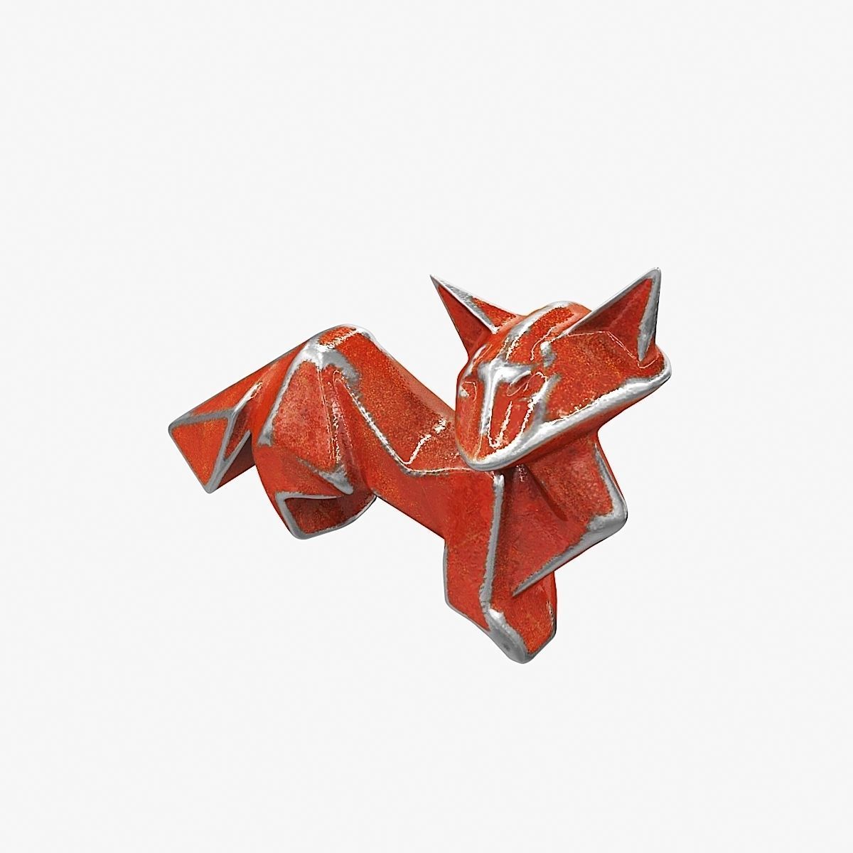 Figurine fox 3D model_4