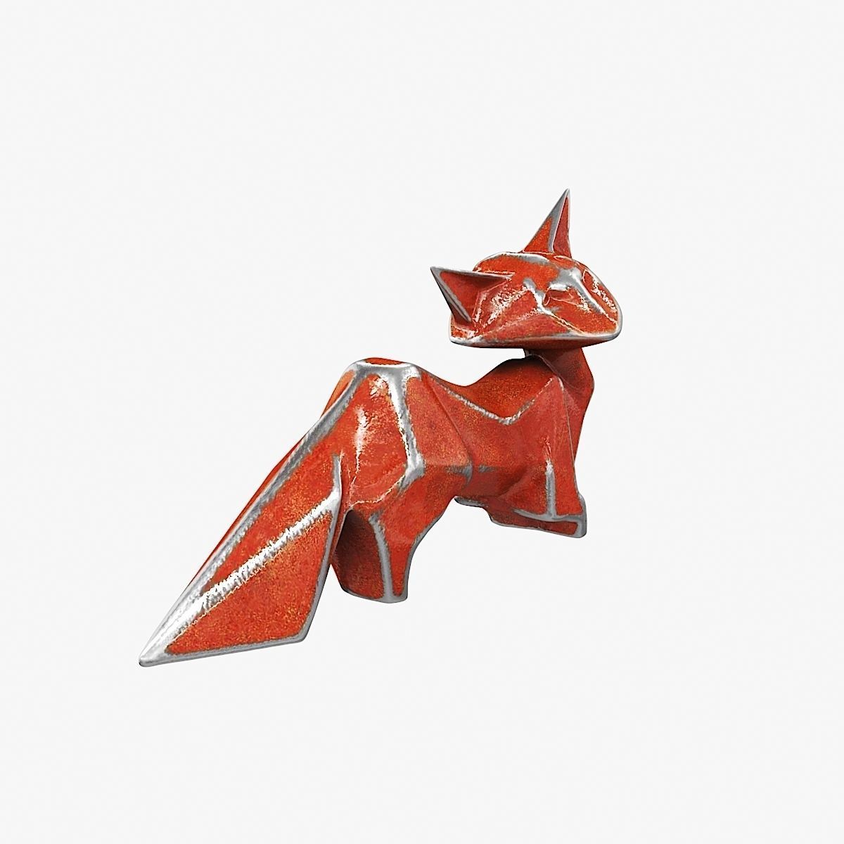 Figurine fox 3D model_1