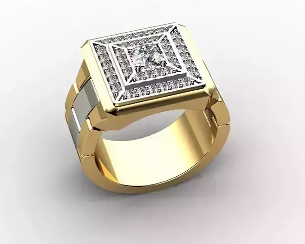 Jewelry for Men Rings 3 3D print model