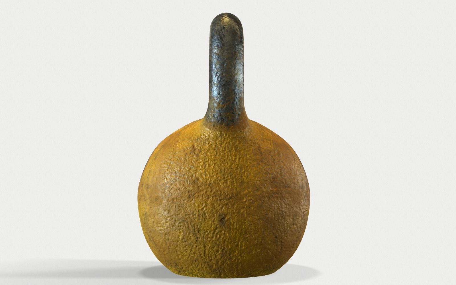 Metal Kettlebell 3D model_4