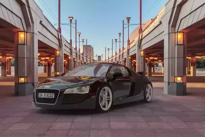 Audi R8 Free 3D model