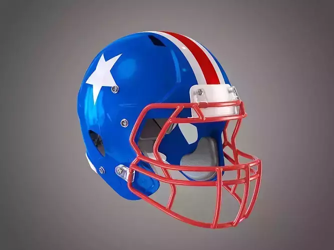 Football Helmet 3D model
