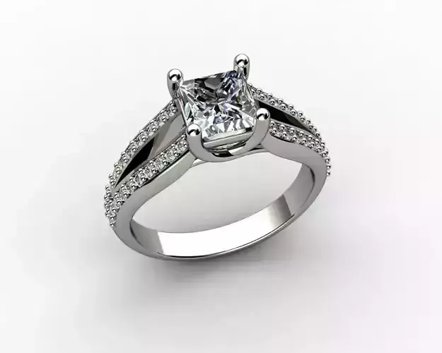 Princess Cut Engagement Rings