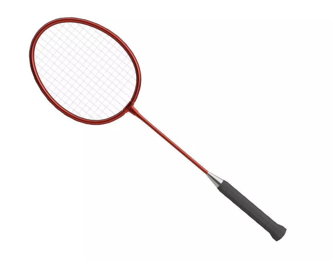 Badminton Racket 3D model_0