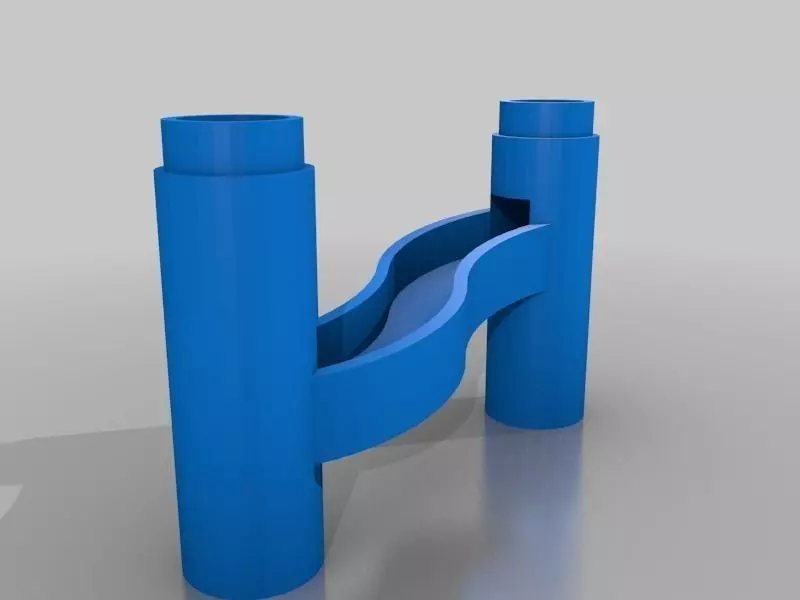 Marble Run Snake Free 3D print model_0