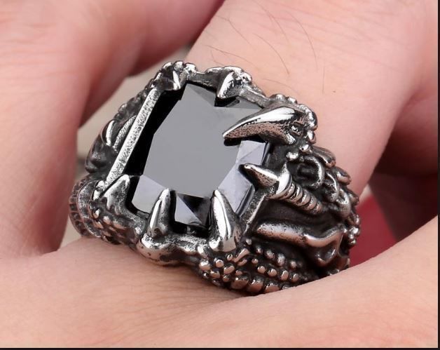 claw ring 3D print model_1