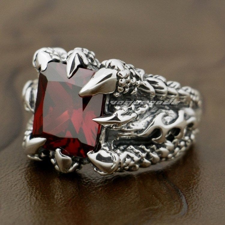 claw ring 3D print model_4