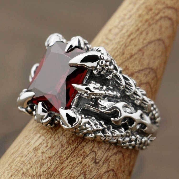 claw ring 3D print model_2