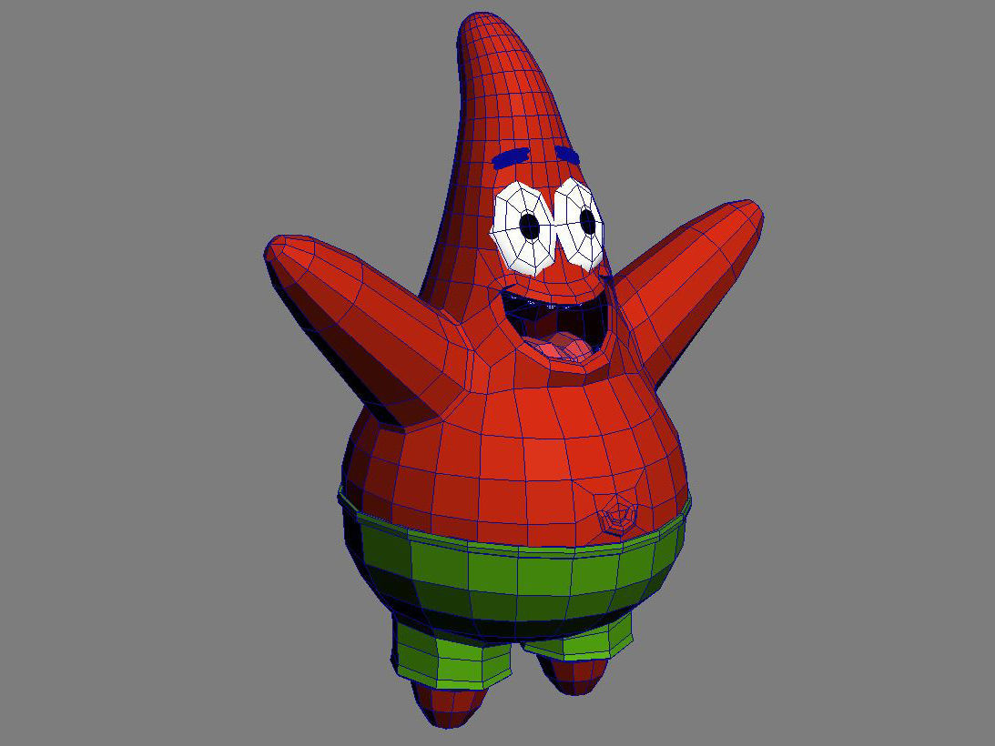 Patrick Star 3D model_4